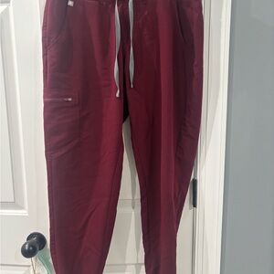 Figs Zamora Burgundy Joggers